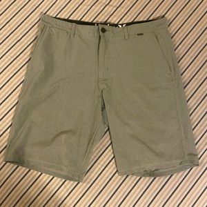 Hurley - Phantom - 10” inseam Shorts - Silver - 33 - Great Condition!